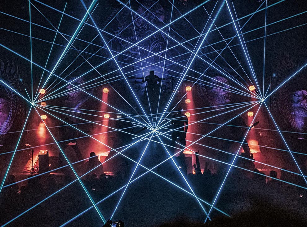 Meshuggah – verrückte Dekonstruktion des Metal Meshuggah live im Forum, London, 20. Januar 2017; Bild: Charlie Gardner