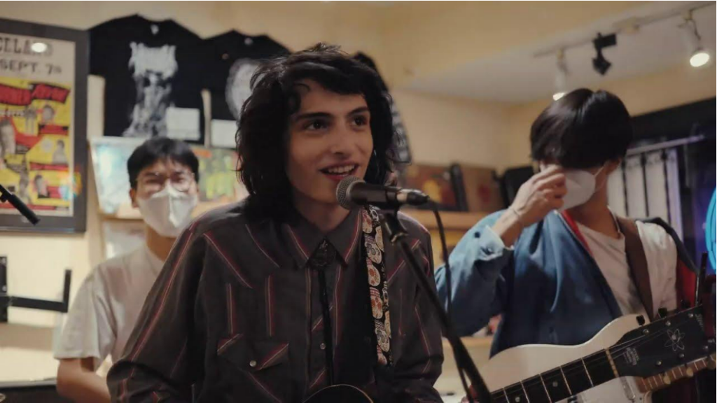 Finn Wolfhard mit seiner band The Aubreys