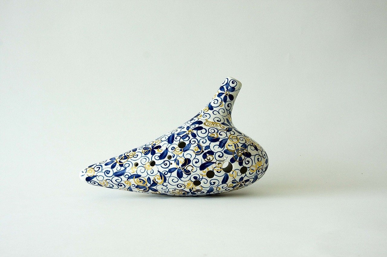 Die Okarina aus Porzellan. Eine einzigartige Gefäßflöte. 