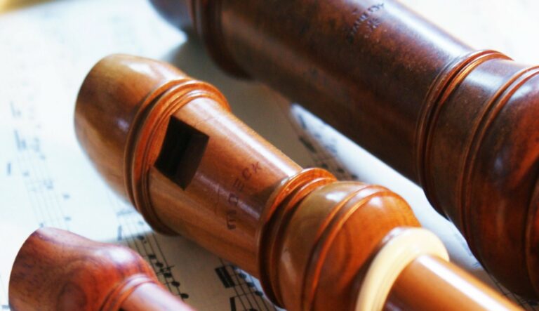 Verschiedenen Blockflöten Arten