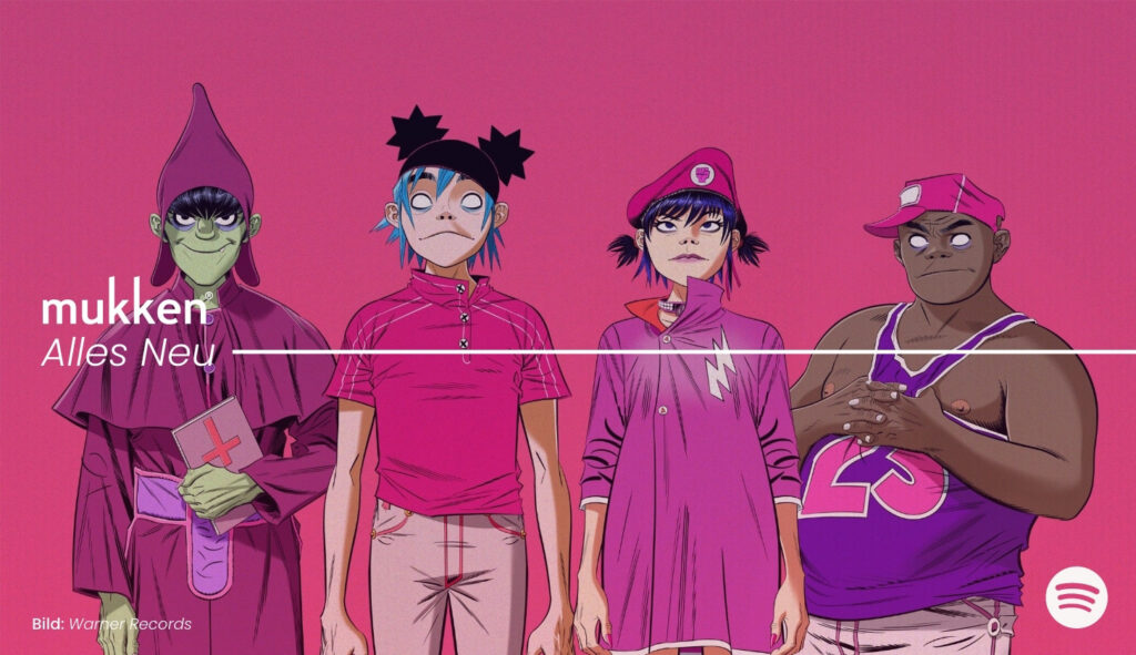 Großartige Melodien, düstere Beats: Synonyme für die wohl einzige und bekannteste Zeichentrick-Supergroup der hiesigen Musikwelt: Gorillaz.
