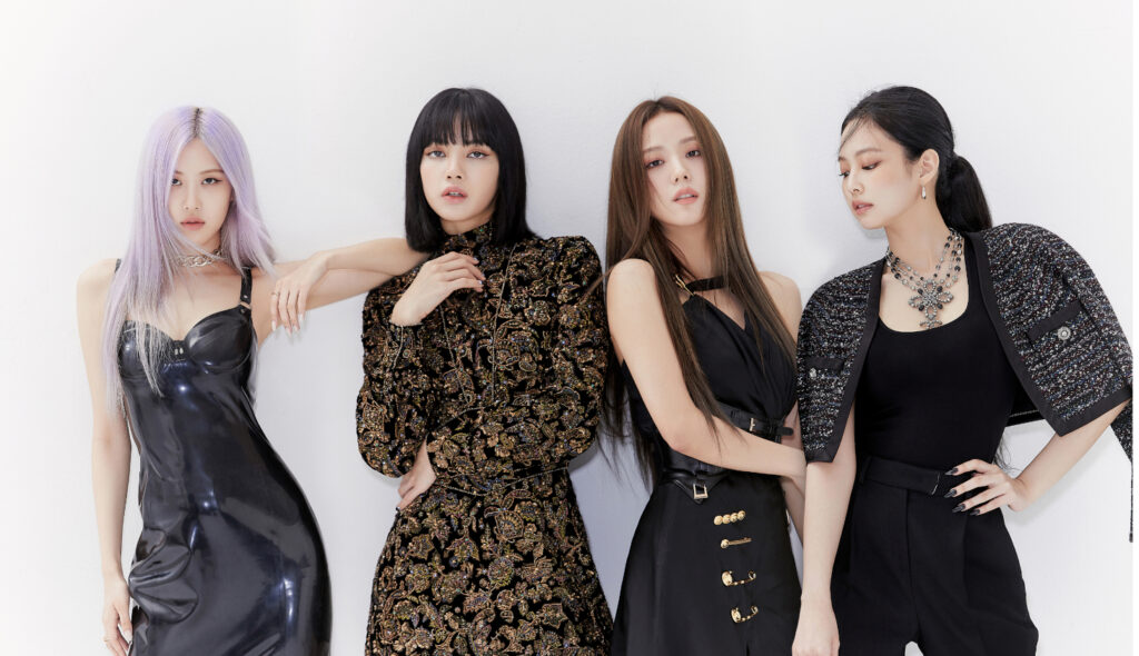 Girl-K-Pop-Gruppe Blackpink zur Netflix Musikdoku Light Up The Sky