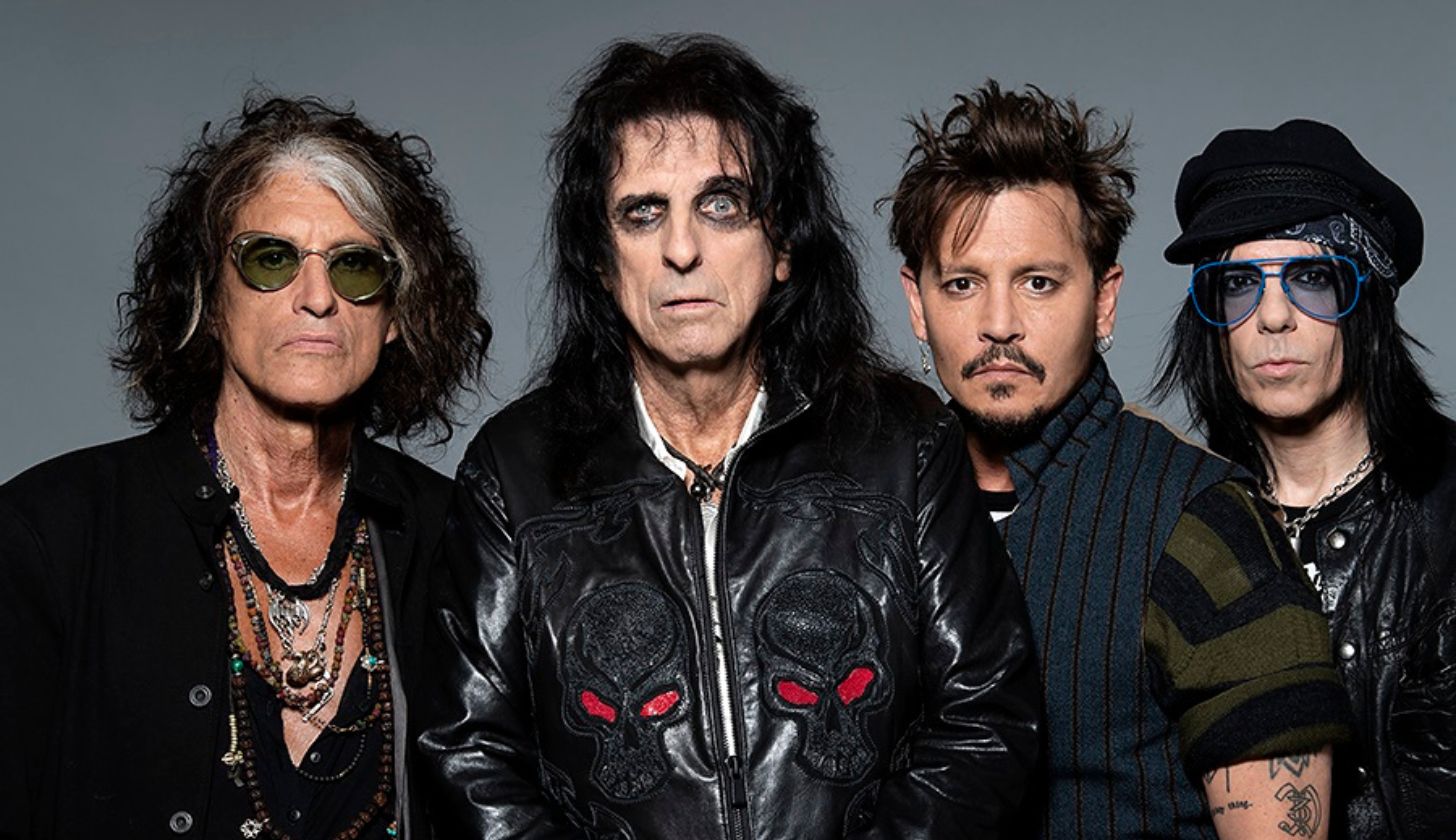 Ein Portraitbild der Band Hollywood Vampires