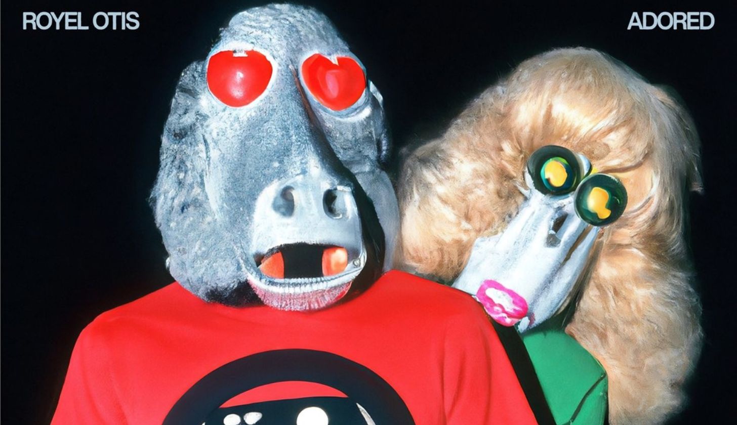 Das Single-Cover vom neuen Song von Royel Otis, Adored