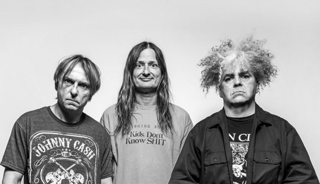 Ein schwarz-weiß-Portrait der Band The Melvins