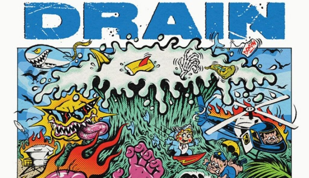 Das Cover des Albums Living Proof von Drain