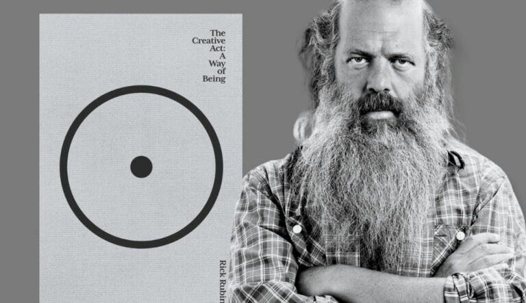 Das Cover von Rick Rubins Buch The Creative Act: A Way Of Being